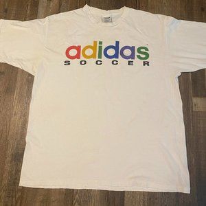 Vintage Adidas Soccer All Day I Dream About Soccer Shirt Official Ball 1994 FIFA